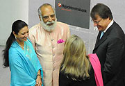 His Highness Maharana Arvind Singh Mewar of Udaipur bei der Eröffnung (Foto: Ingrid Grossmann)